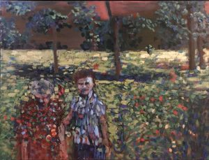 Mother and Daughter in the Garden