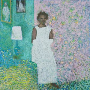 YoungWomanWhiteDressII